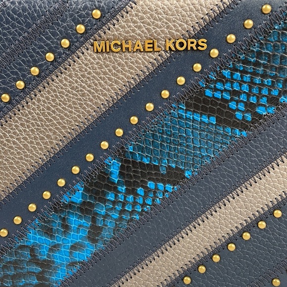 MICHAEL KORS ~ Jet Set Large Leather Snake East West Bag ~ NWT! - Picture 2 of 12